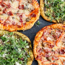 Ensemble pour 4 pizzas artisanales faites maison (8 personnes)