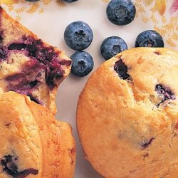 Muffins aux bleuets maison (6 muffins)