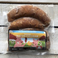 Saucisses Bacon Cheddar